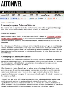 MASG vlog_Alto Nivel_9 consejos para futuros líderes