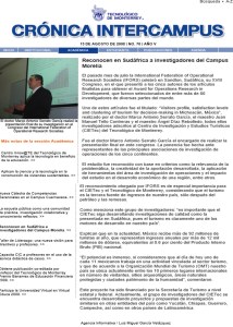 MASG vlog_Crónica Intercampus_Reconocen en Sudáfrica a Investigadores